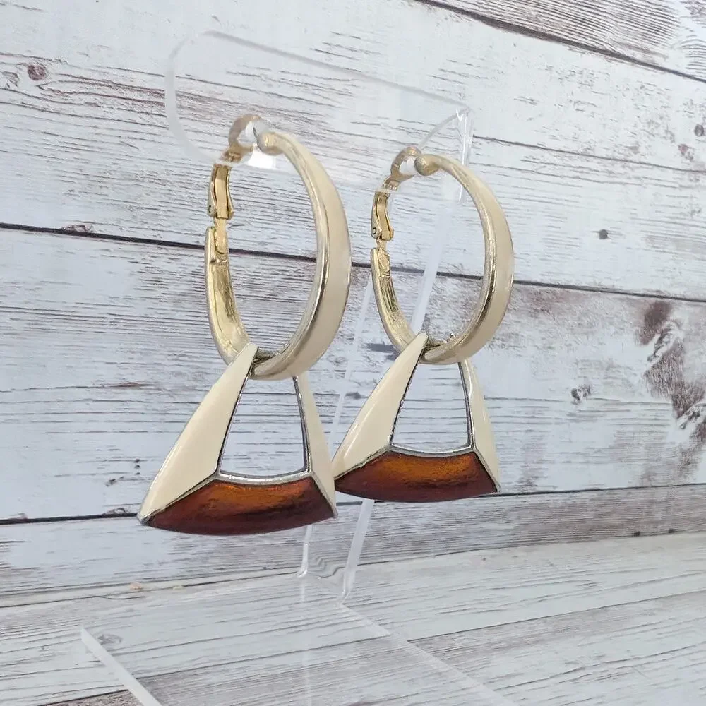 Vintage Goldette Earrings Dangle Earrings for Pierced Ears